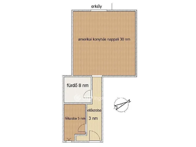 Eladó lakás Budapest XIV. kerület 46 nm