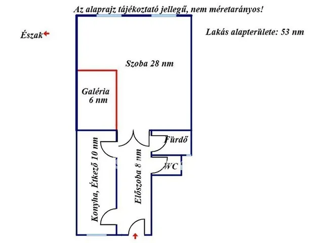 Eladó lakás Budapest VIII. kerület 53 nm