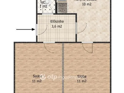 Eladó lakás Budapest XIII. kerület 39 nm