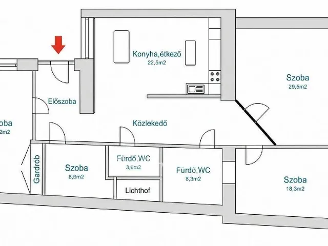 Eladó lakás Budapest VI. kerület 113 nm