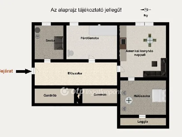 Eladó lakás Budapest IX. kerület 55 nm