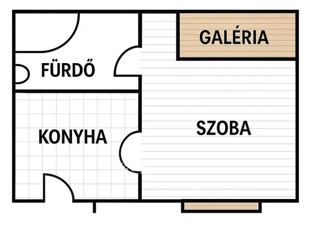 Kiadó lakás Budapest VIII. kerület, Józsefváros 35 nm