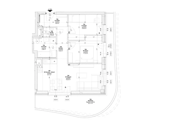 Eladó lakás Budapest XI. kerület, Szerenád u. 1. 66 nm