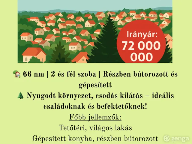 Eladó lakás Pilisszentiván 66 nm