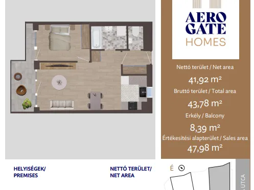 Eladó lakás Budapest XIX. kerület 42 nm