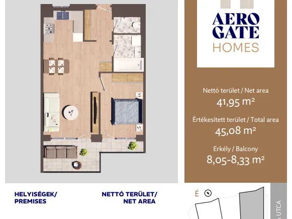 Eladó lakás Budapest XIX. kerület 45 nm