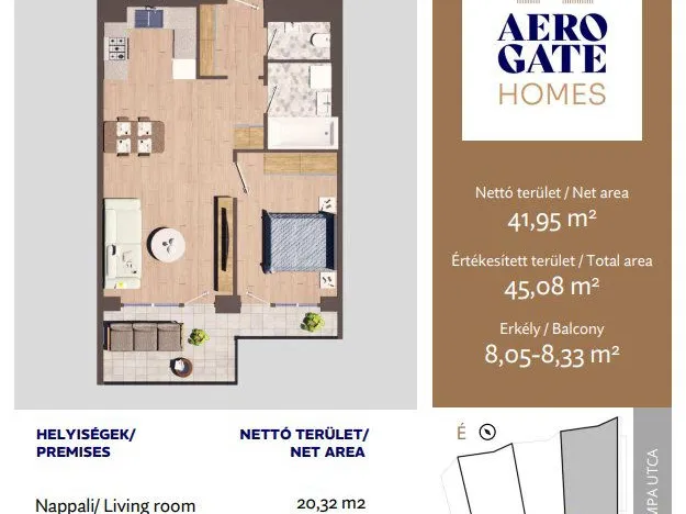 Eladó lakás Budapest XIX. kerület, Kispest 45 nm