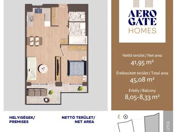 Eladó lakás Budapest XIX. kerület, Kispest 45 nm