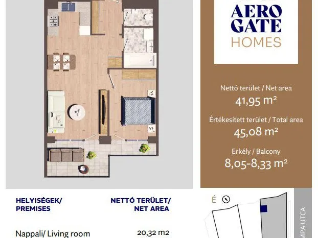 Eladó lakás Budapest XIX. kerület, Kispest 45 nm