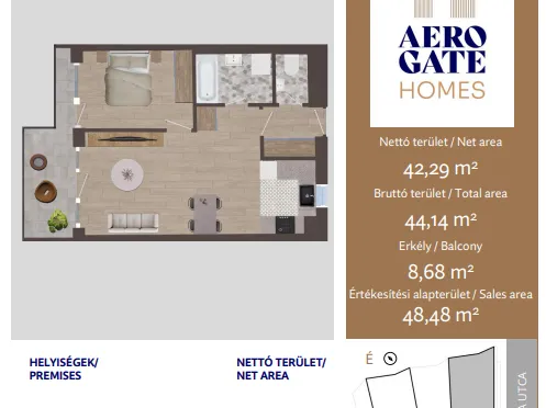 Eladó lakás Budapest XIX. kerület 42 nm