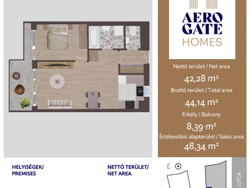 Eladó lakás Budapest XIX. kerület 42 nm