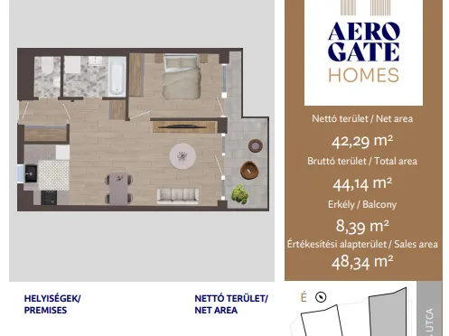 Eladó lakás Budapest XIX. kerület 42 nm