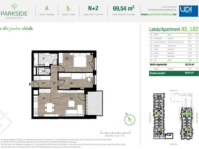 Eladó lakás Budapest XIII. kerület, Vizafogó 63 nm
