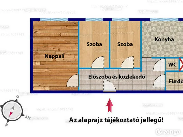 Eladó lakás Budapest XIX. kerület, Kispest lakótelep 59 nm