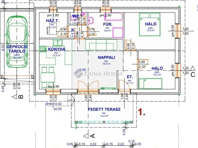 Eladó ház Vasad 74 nm