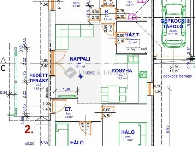 Eladó ház Vasad 84 nm