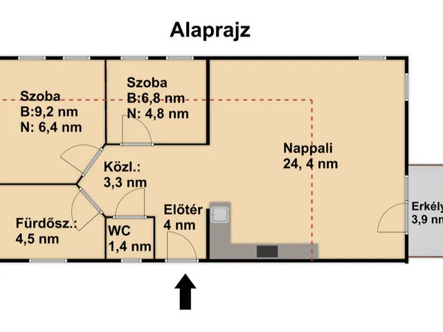 Eladó lakás Budapest XIII. kerület 52 nm