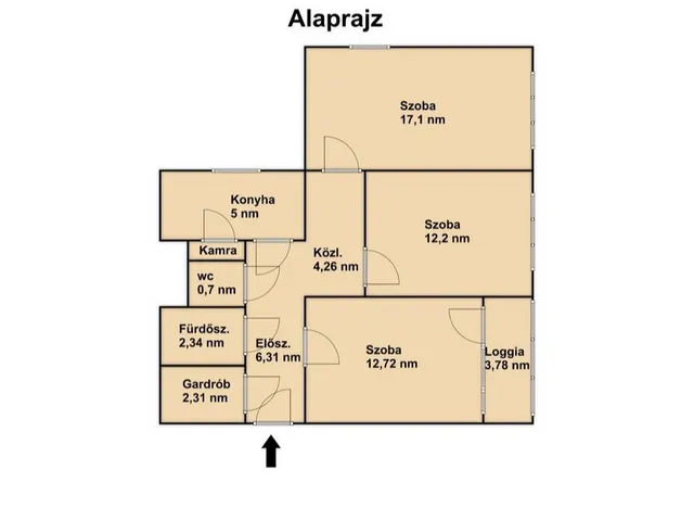 Eladó lakás Budapest III. kerület 66 nm