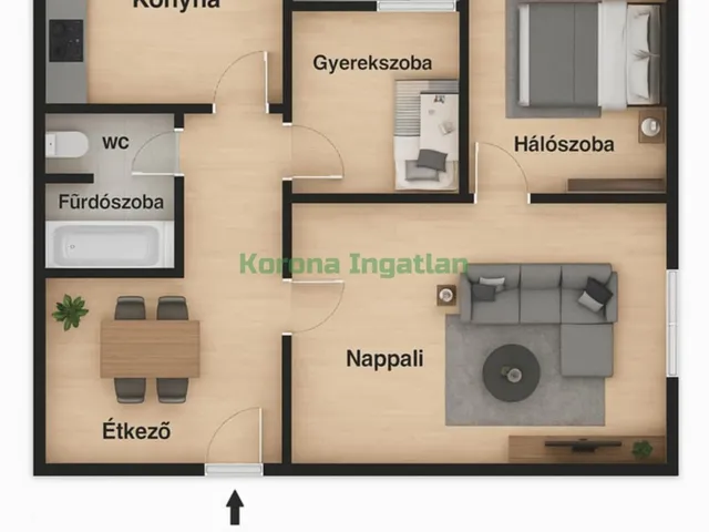Eladó lakás Nyíregyháza, Ószőlő utca 65 nm