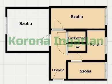 Eladó lakás Nyíregyháza 55 nm
