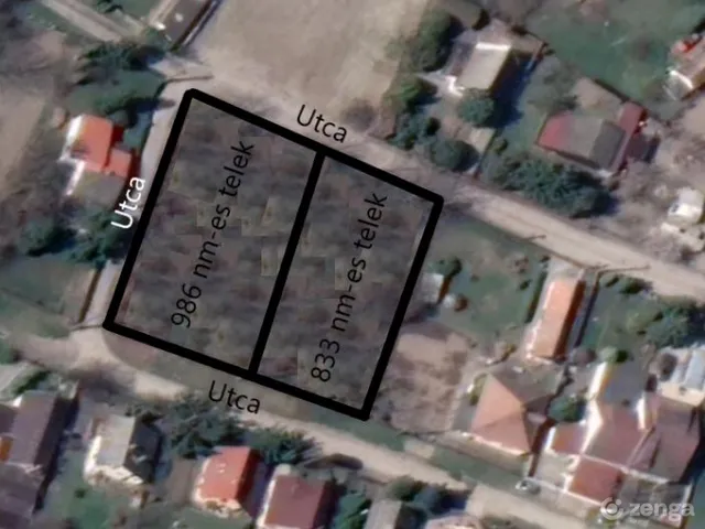 Eladó telek Dömsöd 833 nm
