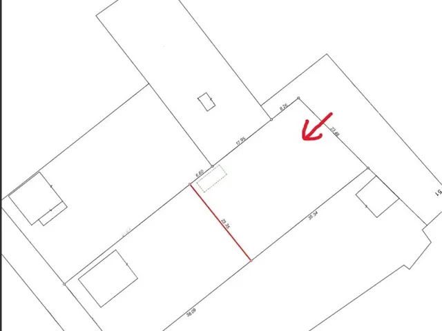 Eladó telek Dömsöd 800 nm