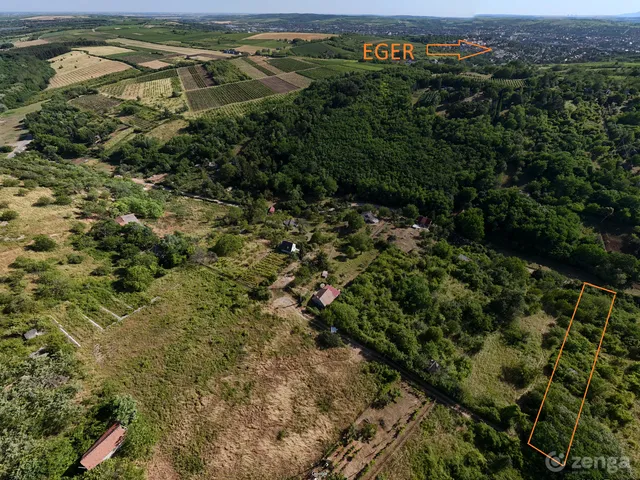 Eladó telek Eger, Vécseyvölgy 1150 nm