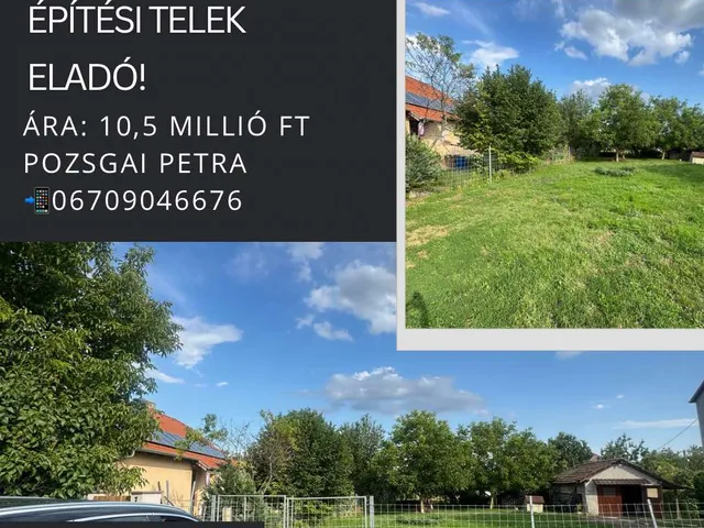 Eladó telek Kimle 394 nm