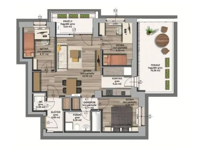 Eladó lakás Zalaegerszeg 81 nm