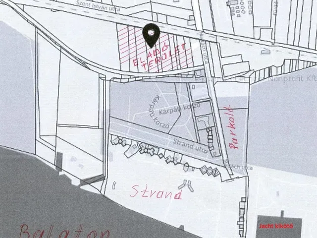 Eladó telek Gyenesdiás 14250 nm