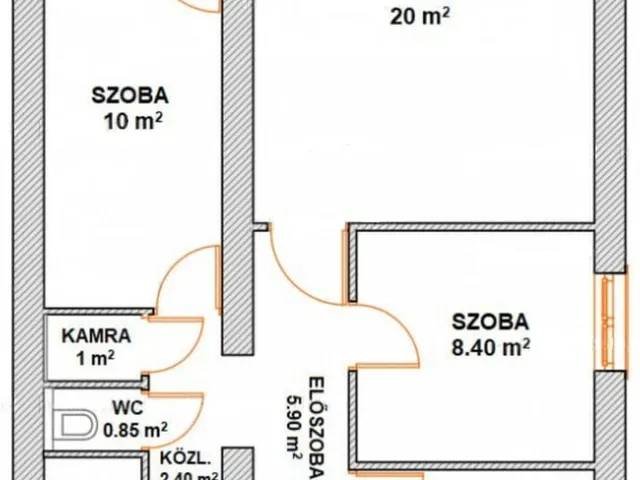 Eladó lakás Keszthely 61 nm