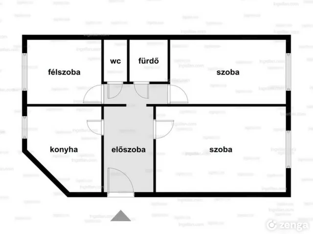 Eladó lakás Budapest IV. kerület, Káposztásmegyer 61 nm