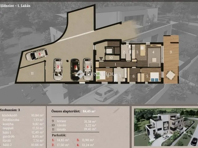 Eladó lakás Budapest XI. kerület 100 nm