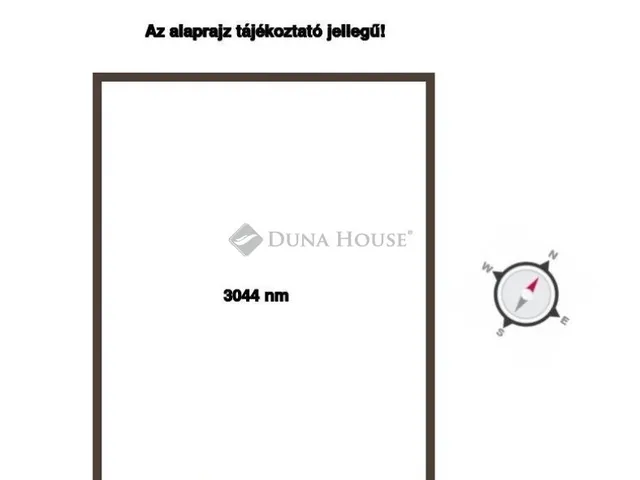 Eladó telek Dabas 3044 nm