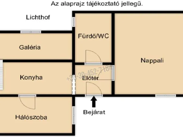 Eladó lakás Budapest V. kerület, Belváros 41 nm