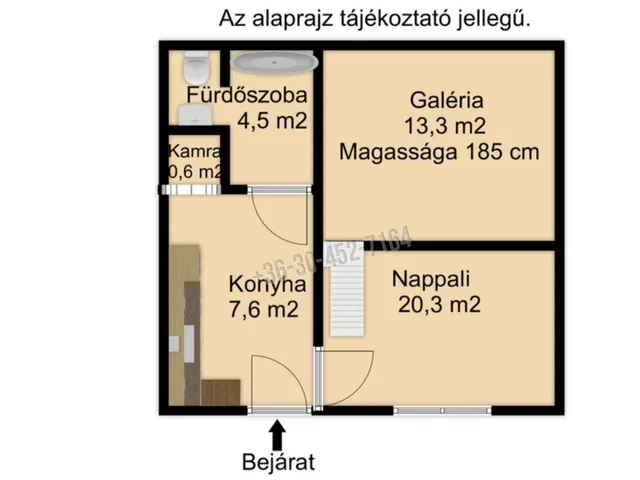 Eladó lakás Budapest VI. kerület 33 nm