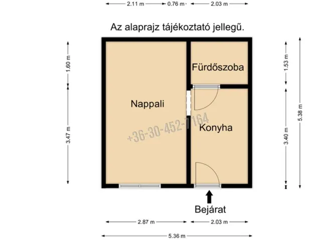 Eladó lakás Budapest VIII. kerület 25 nm