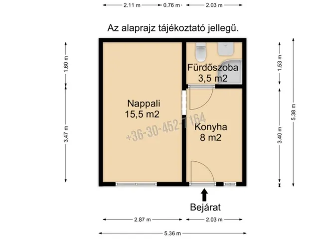 Eladó lakás Budapest XX. kerület 27 nm