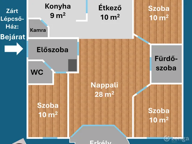 Kiadó lakás Szeged, Fecske utca 90 nm