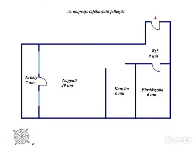 Kiadó lakás Budapest IX. kerület, Belső Ferencváros 50 nm