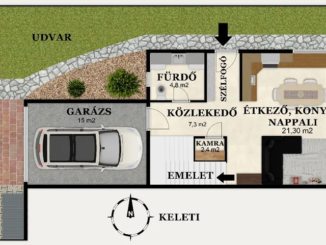 Eladó ház Ecser, Rákoczi utca 65/2 85 nm