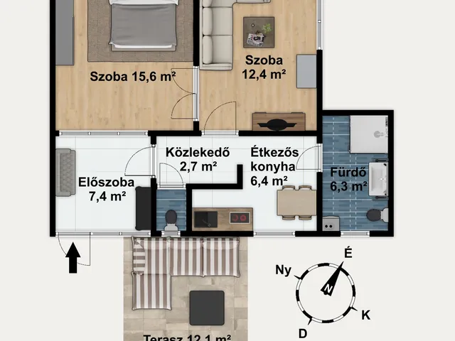 Eladó ház Budapest XVII. kerület, Rákoscsaba, tanár utca 38 51 nm
