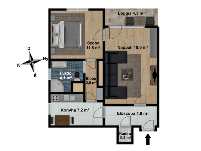 Eladó lakás Budapest XIV. kerület, Törökőr, egressy út 56 53 nm