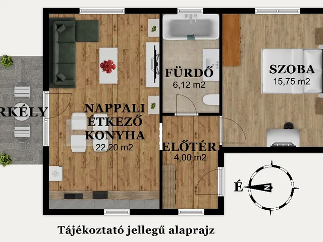 Eladó lakás Budapest XIV. kerület, Alsórákos, örs vezér utja 44 49 nm