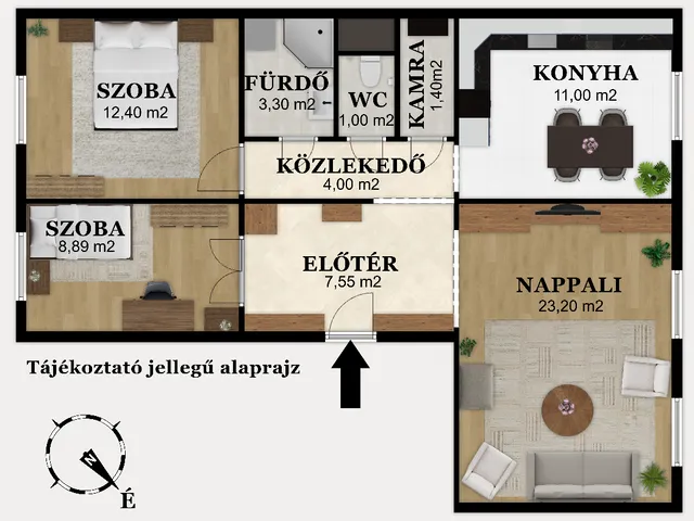 Eladó lakás Kistarcsa, Újfalu, eperjesi út 73 nm