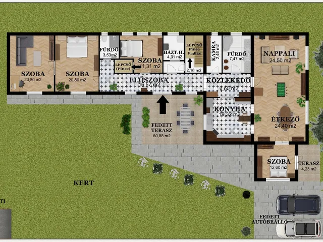 Eladó ház Budapest XVII. kerület, Felső-Rákoshegy, kölcsey utca 200 nm