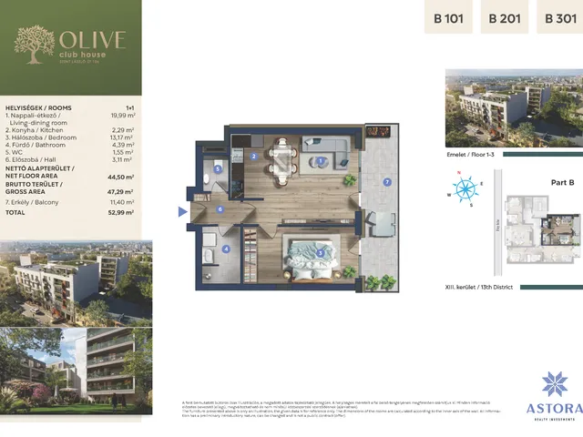 Eladó lakás Budapest XIII. kerület 47 nm