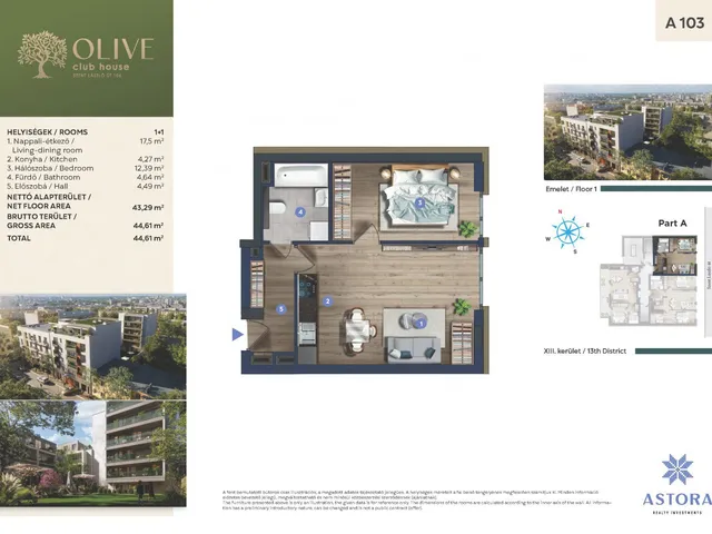 Eladó lakás Budapest XIII. kerület, Angyalföld 45 nm