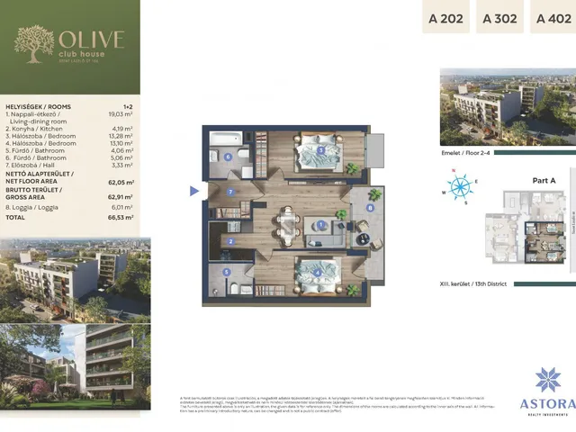 Eladó lakás Budapest XIII. kerület, Angyalföld 63 nm