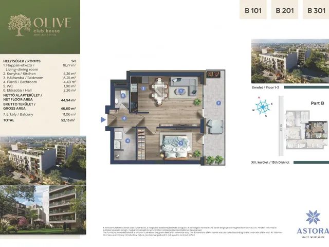 Eladó lakás Budapest XIII. kerület, Angyalföld 47 nm